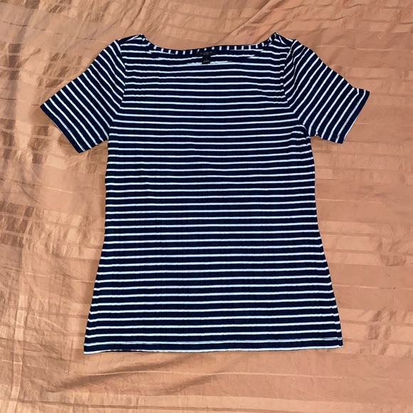 Ann Taylor Navy Stripe - Picture 5 of 6